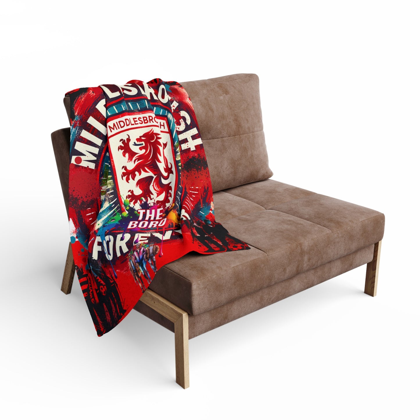 middlesbrough forever arctic fleece blanket