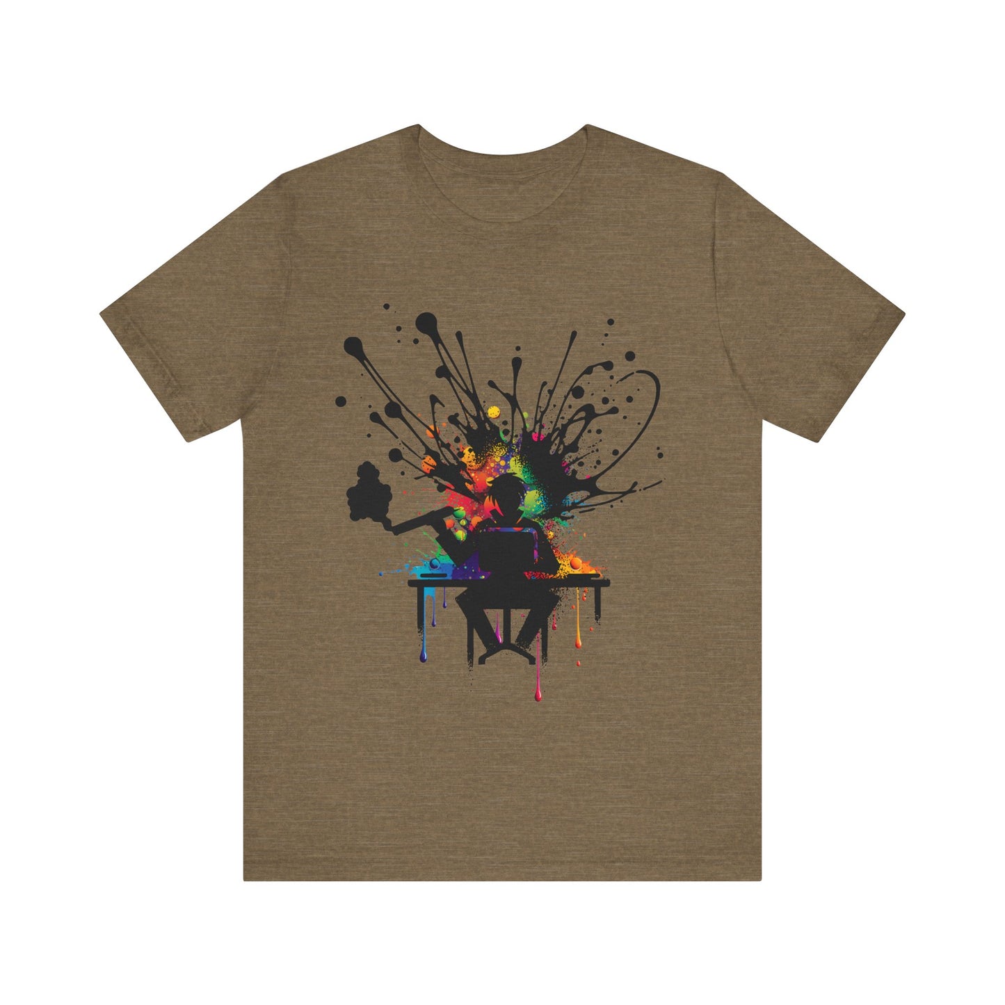 color splash unisex t-shirt