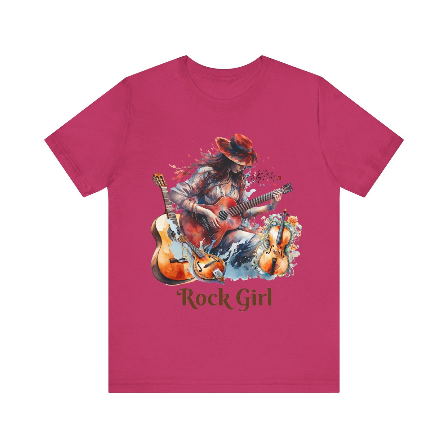 rock girl unisex t-shirt