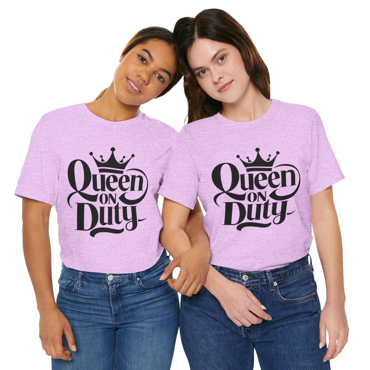 queen on duty t-shirt