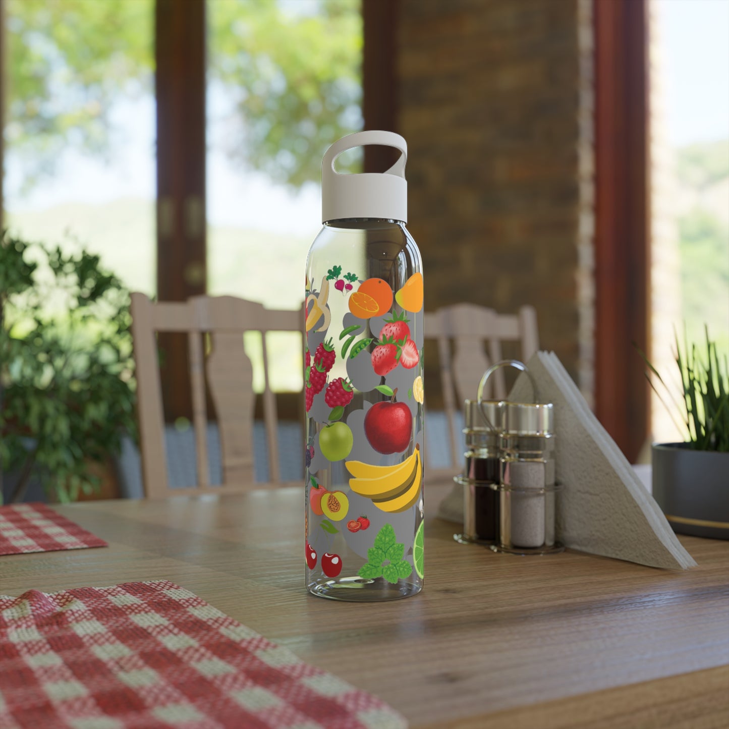 fruits water bottle