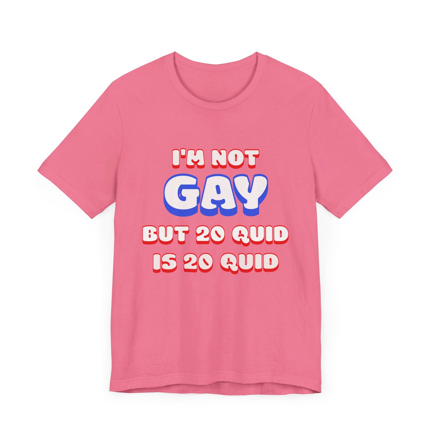 i'm not gay jersey short sleeve tee