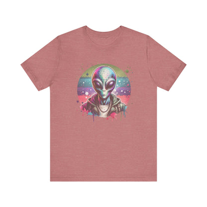 Confused Alien Jersey Short Sleeve Unisex Tee