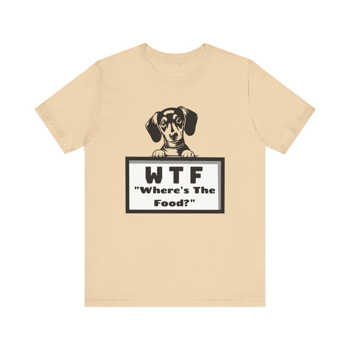 puppy where is the food short sleeve unisex tee