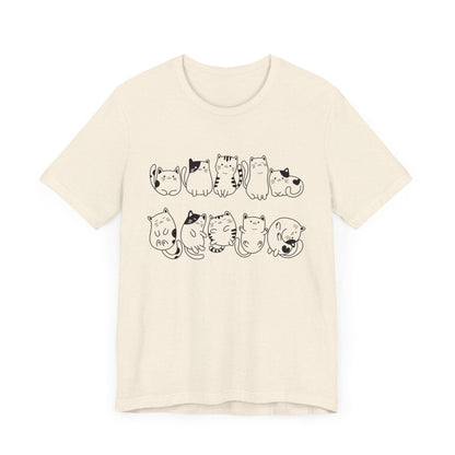 Cat Pattern T-Shirt