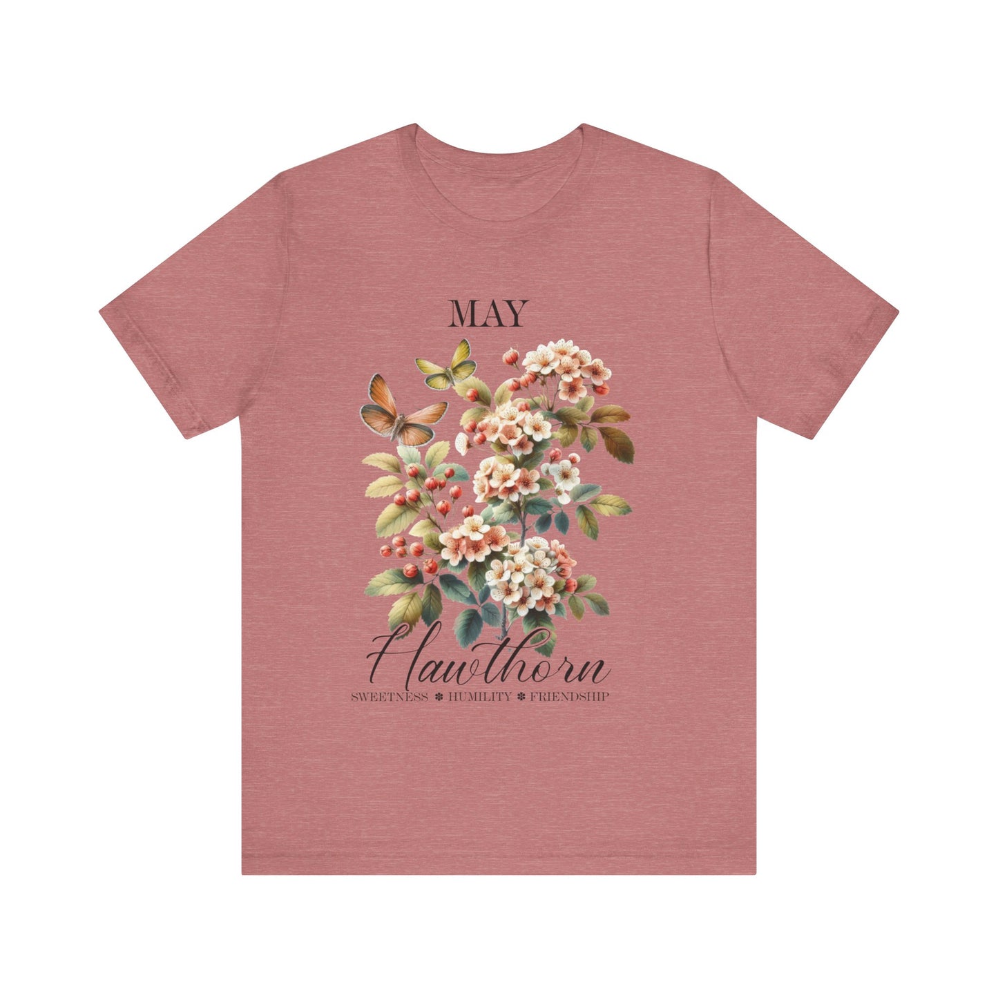 may hawthorn flowers t-shirt