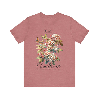 May Hawthorn Flowers T-Shirt