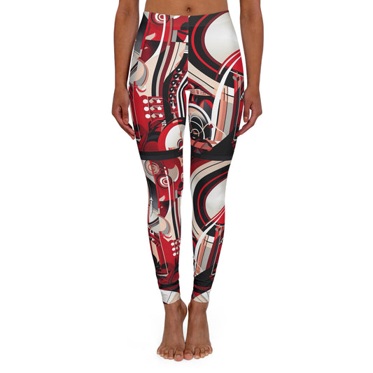 Mix and Match 3 Women's Casual Spandex Leggings (AOP)