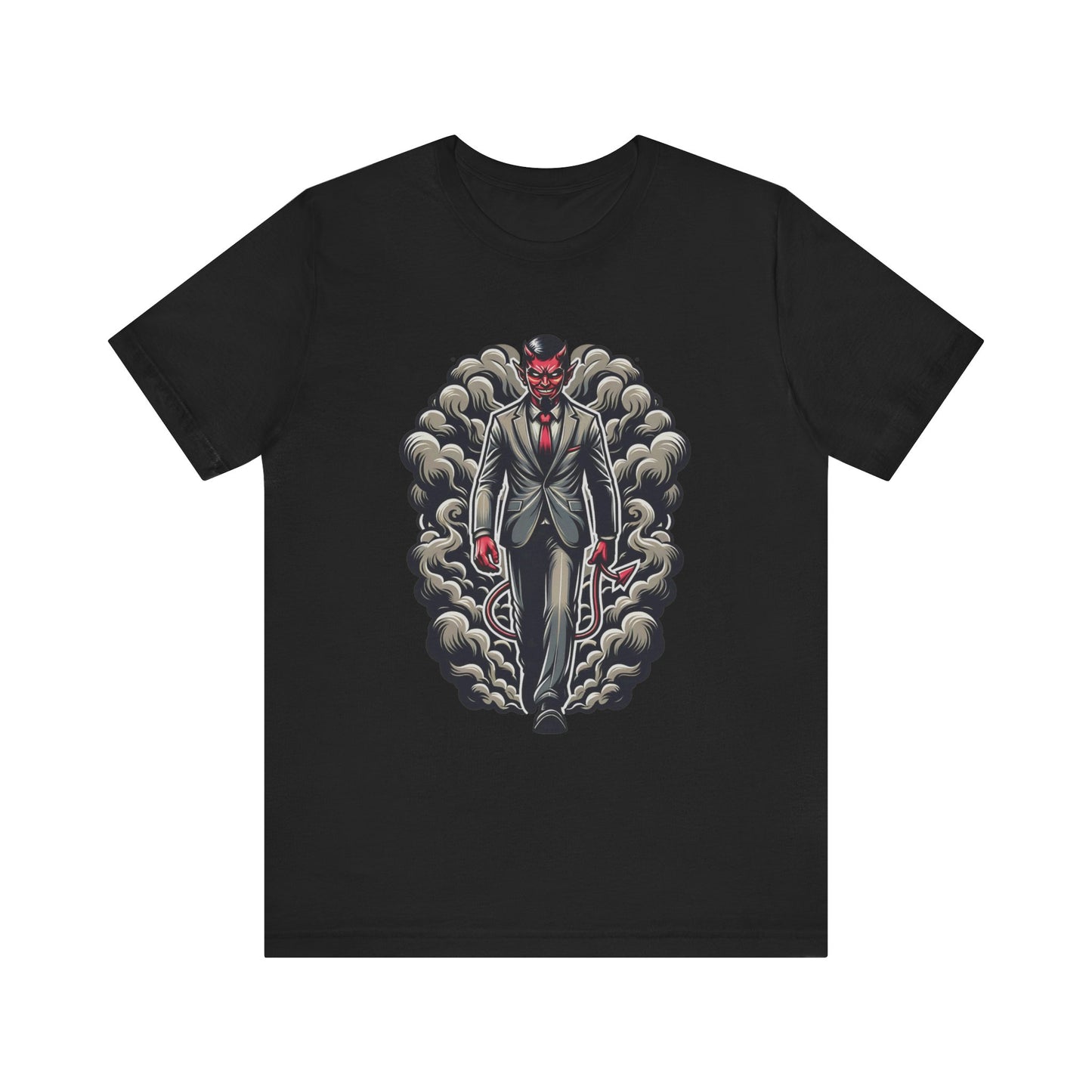 corporate demon jersey short sleeve unisex  tee