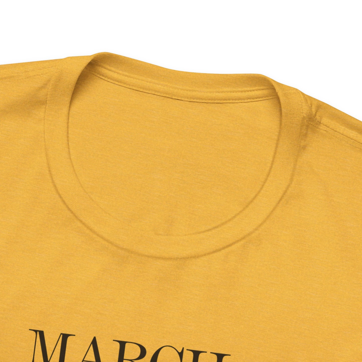 march daffodil flowers t-shirt