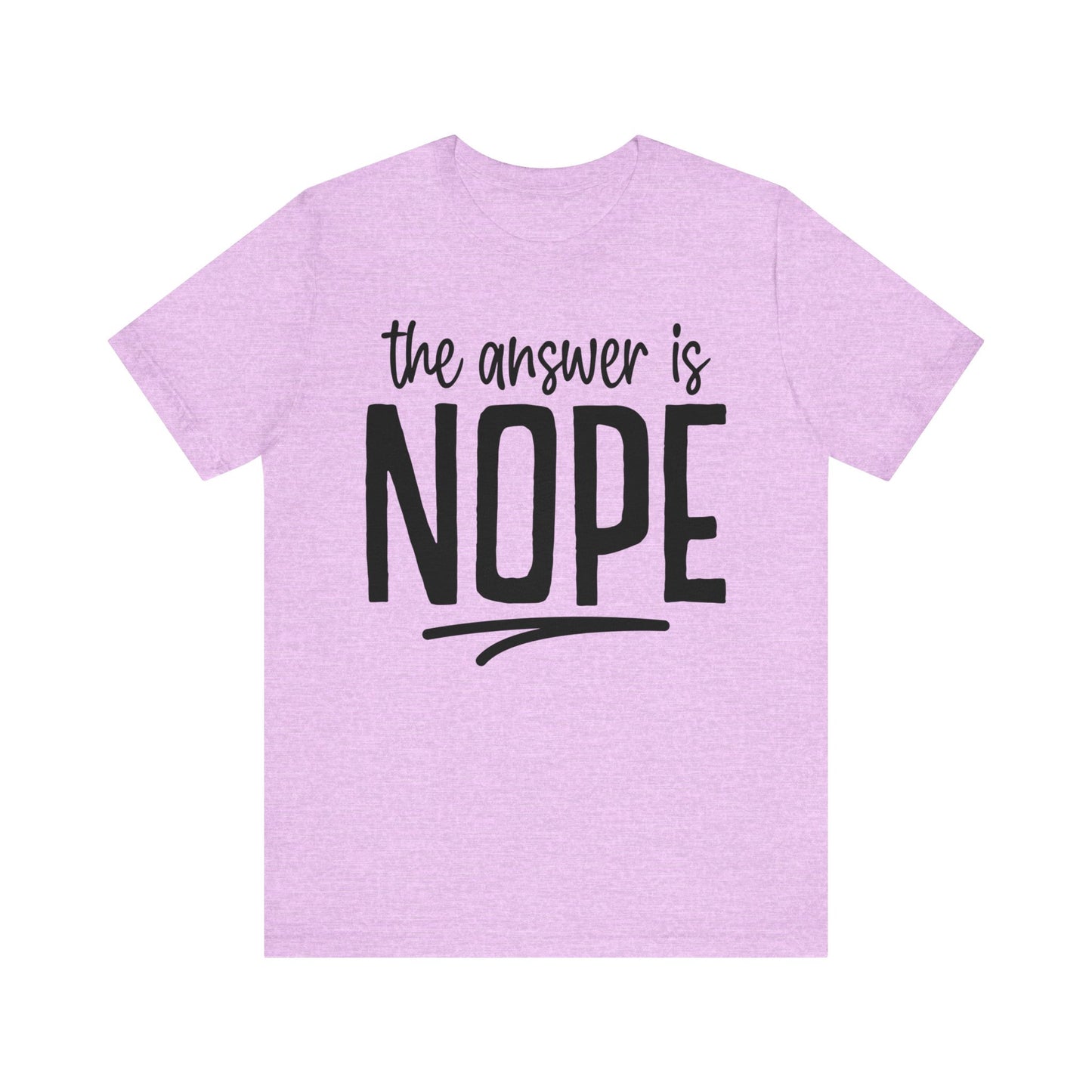 nope unisex t-shirt