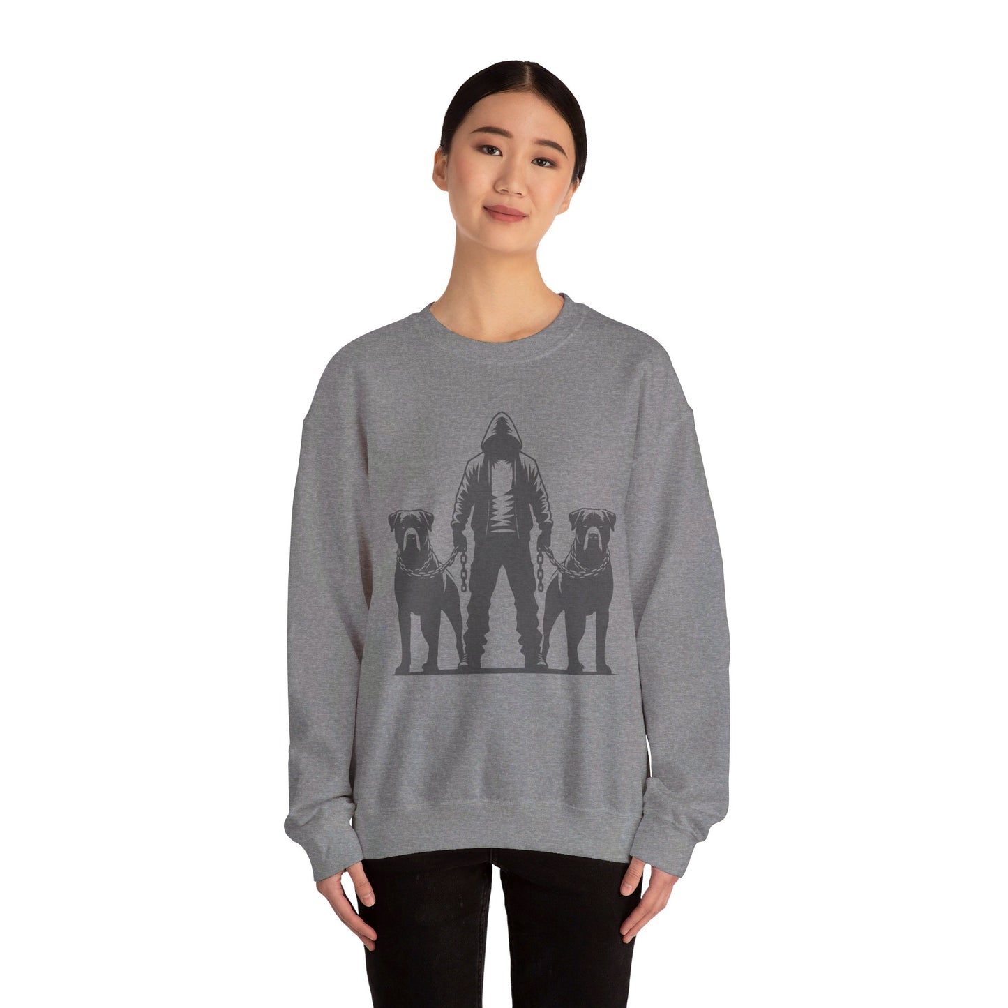 unleash the dogs heavy blend™ crewneck sweatshirt