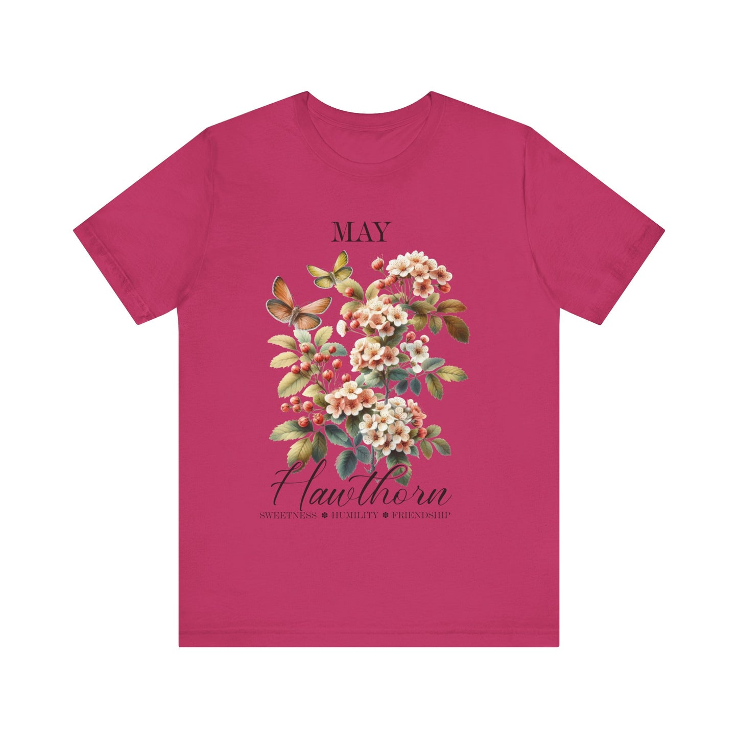 may hawthorn flowers t-shirt