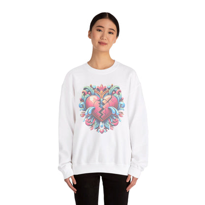 Broken Heart Heavy Blend™ Crewneck Sweatshirt