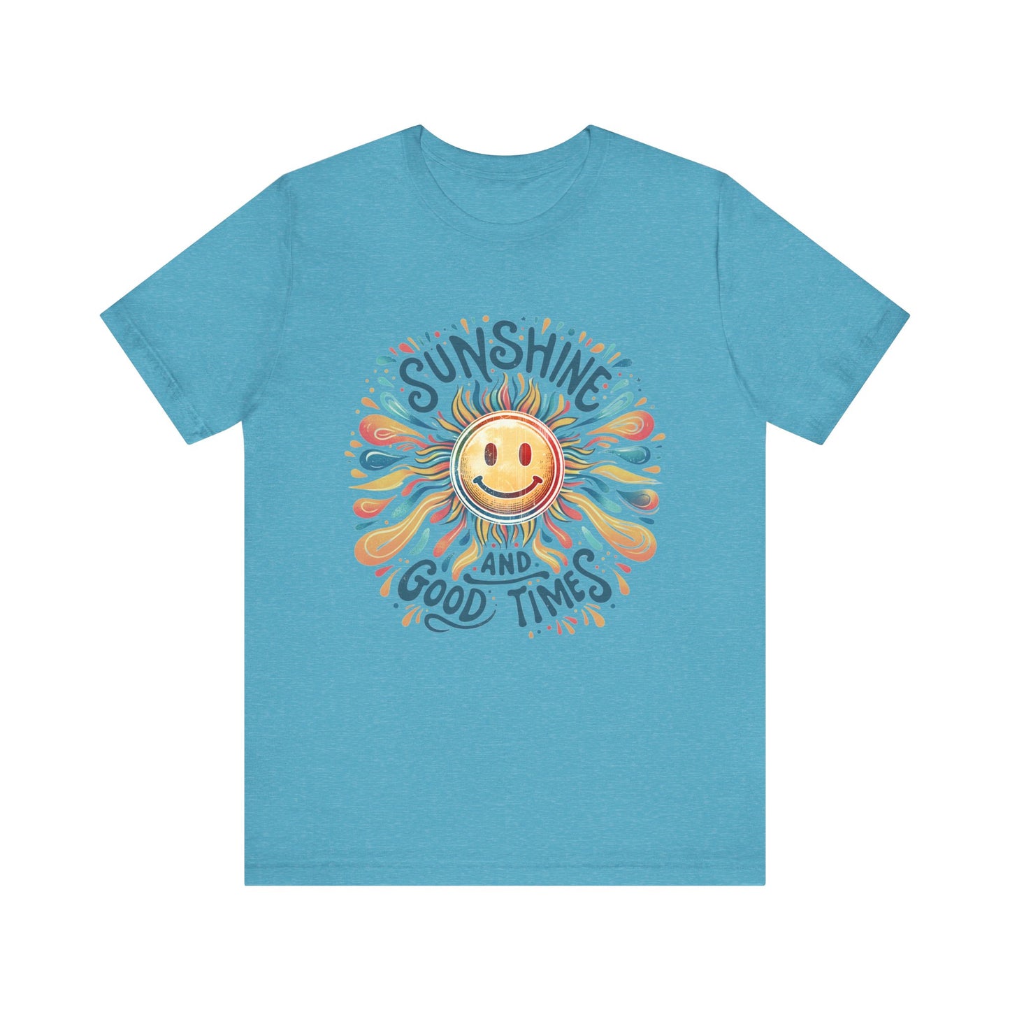 sunshine and good times jersey short sleeve tee