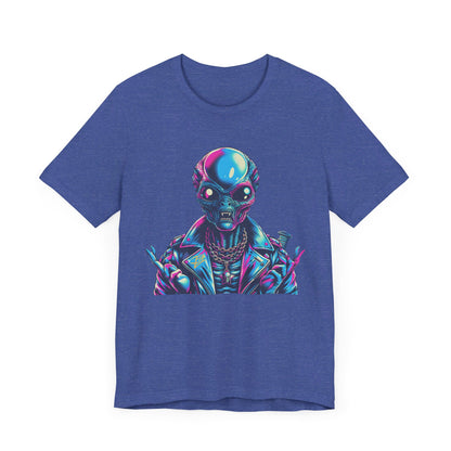 Colorful Alien Jersey Short Sleeve Unisex Tee