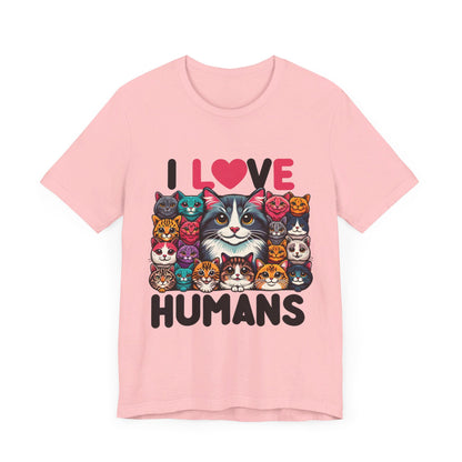 Kitty Loves Humans Unisex Jersey Short Sleeve Tee