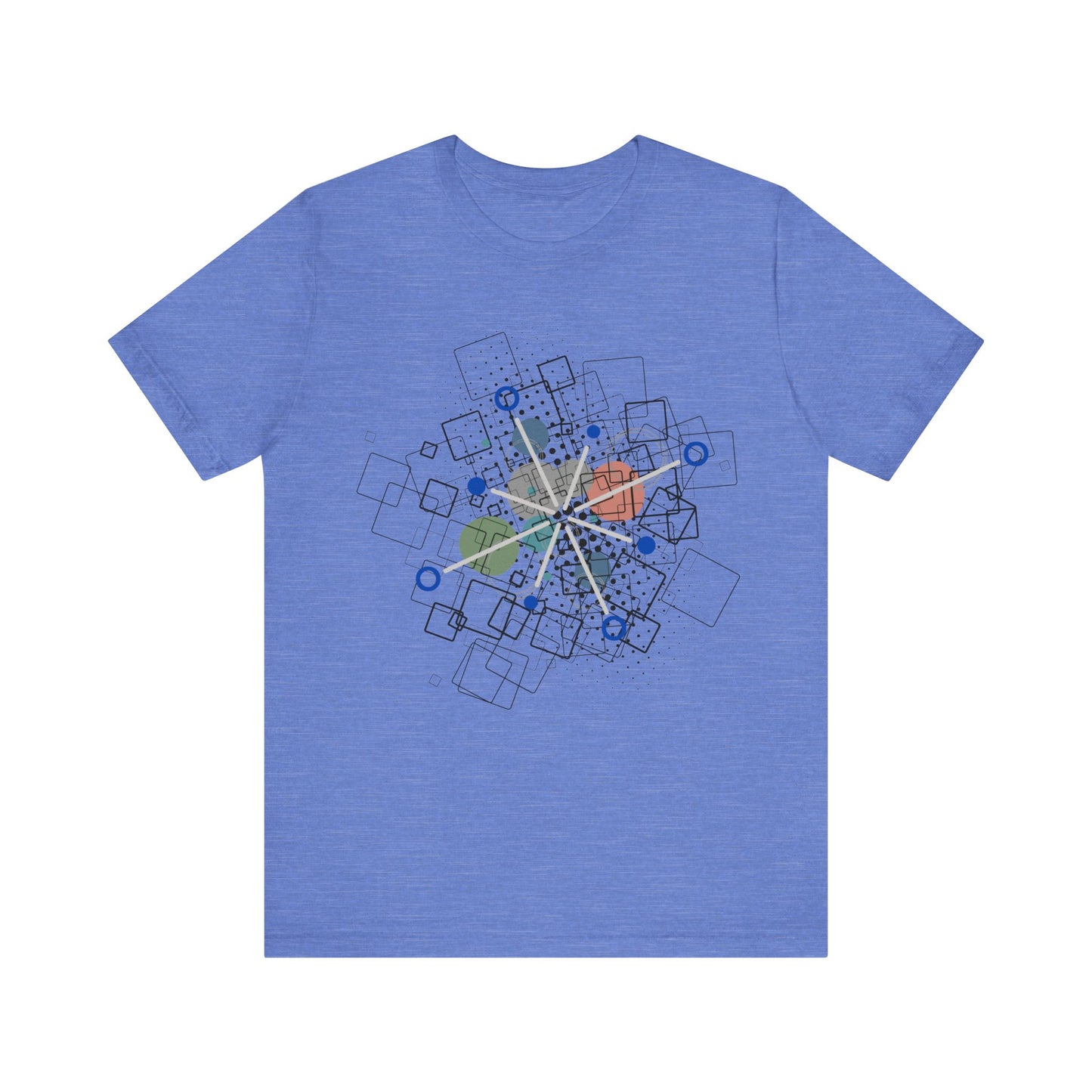 crystal schematic design t-shirt