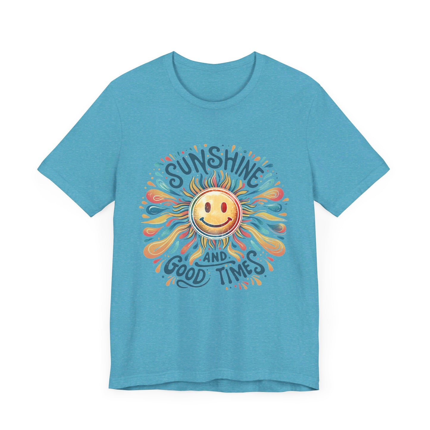 sunshine and good times jersey short sleeve tee