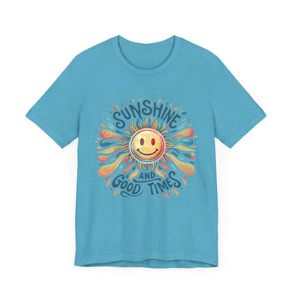 Sunshine and Good Times Jersey Short Sleeve Tee