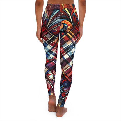 Mix and Match 1 Women's Casual Spandex Leggings (AOP)