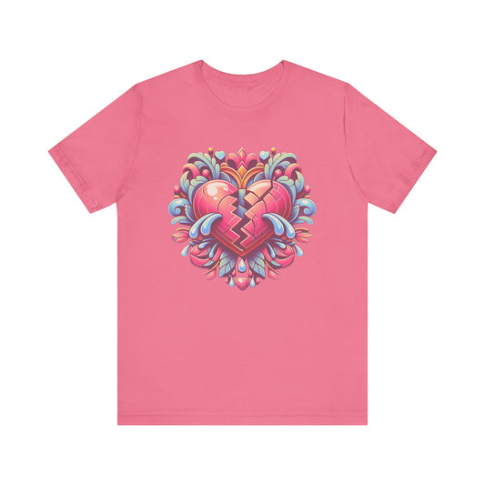 Broken Heart Jersey Short Sleeve Unisex Tee