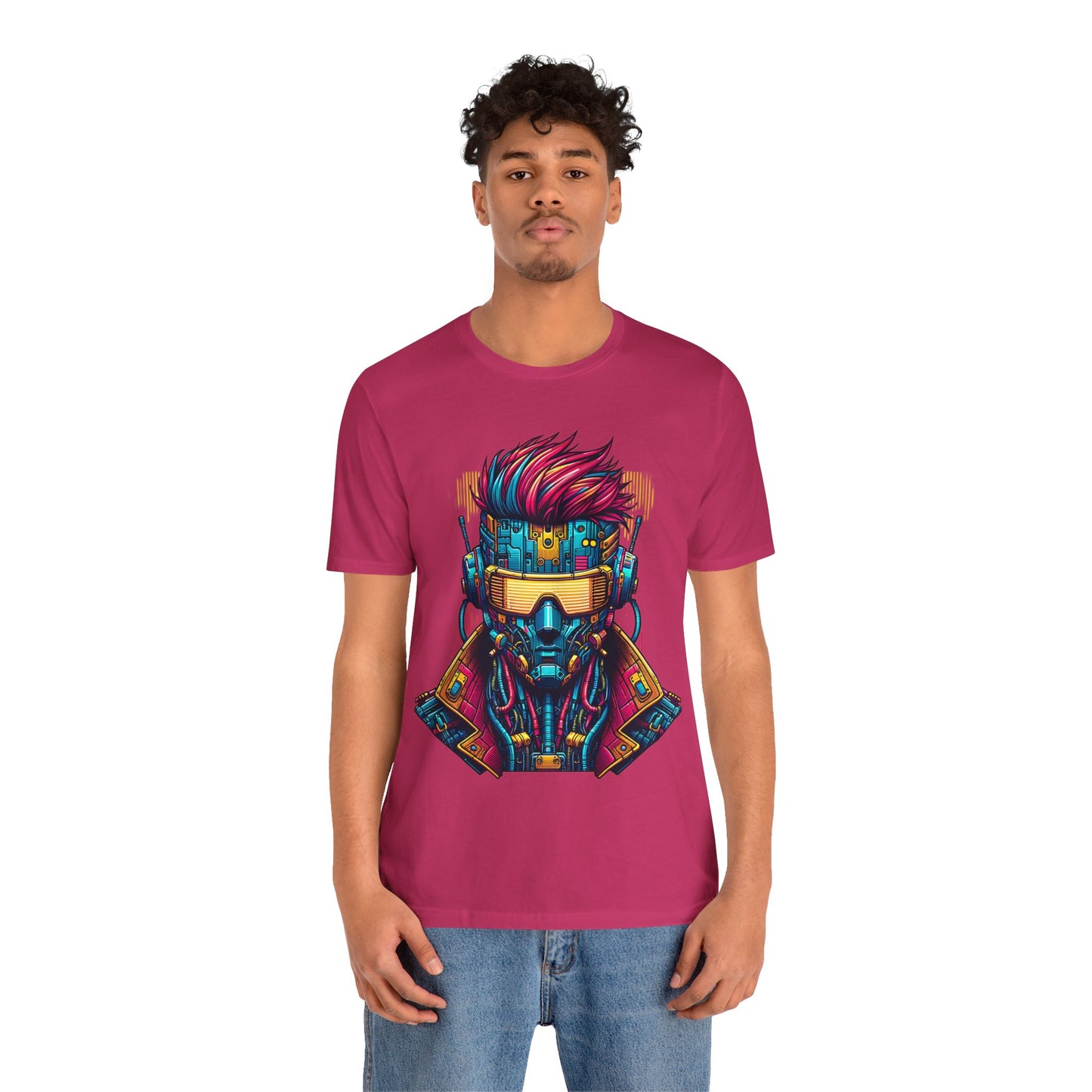 robotic printed t-shirt