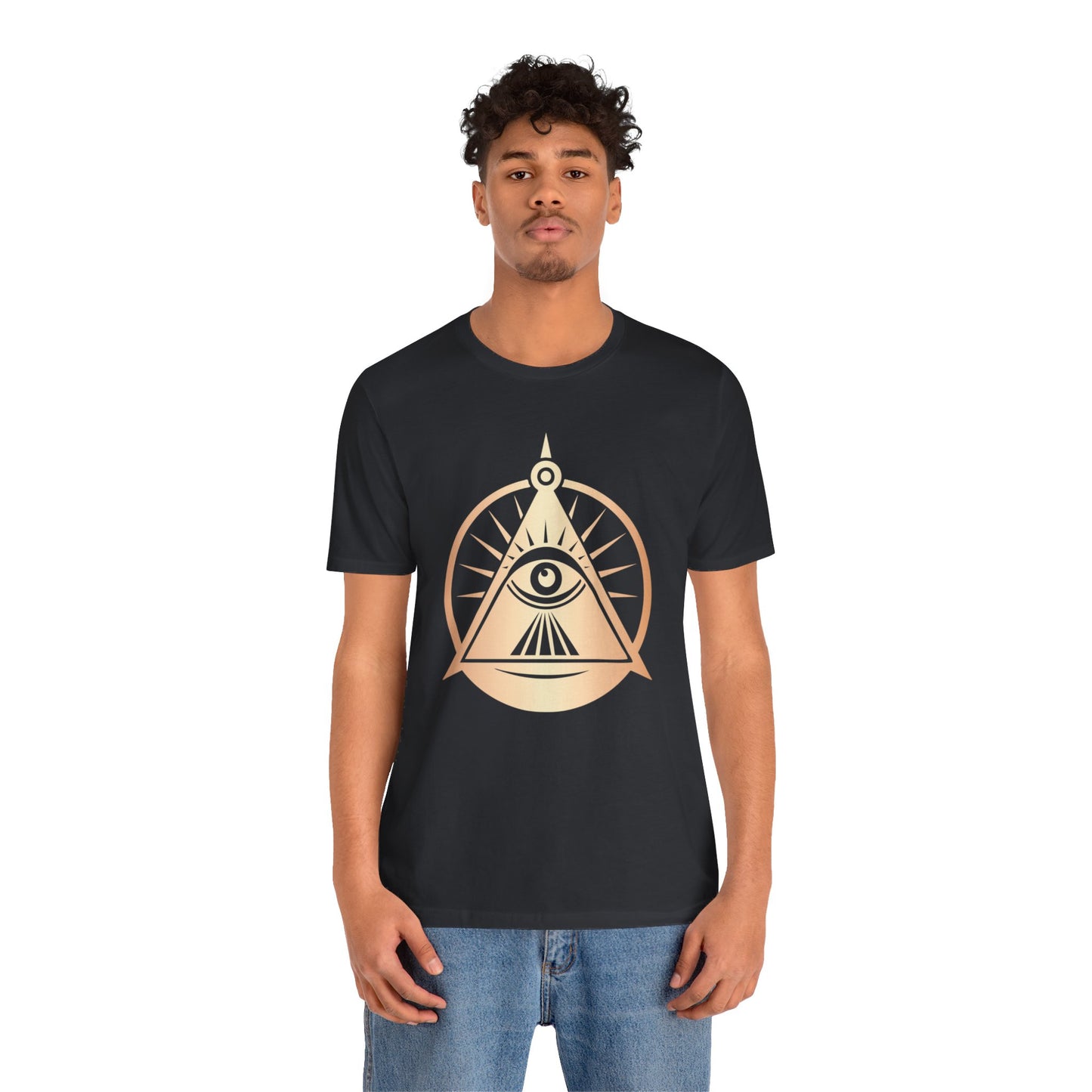 triangle eye illumination t-shirt