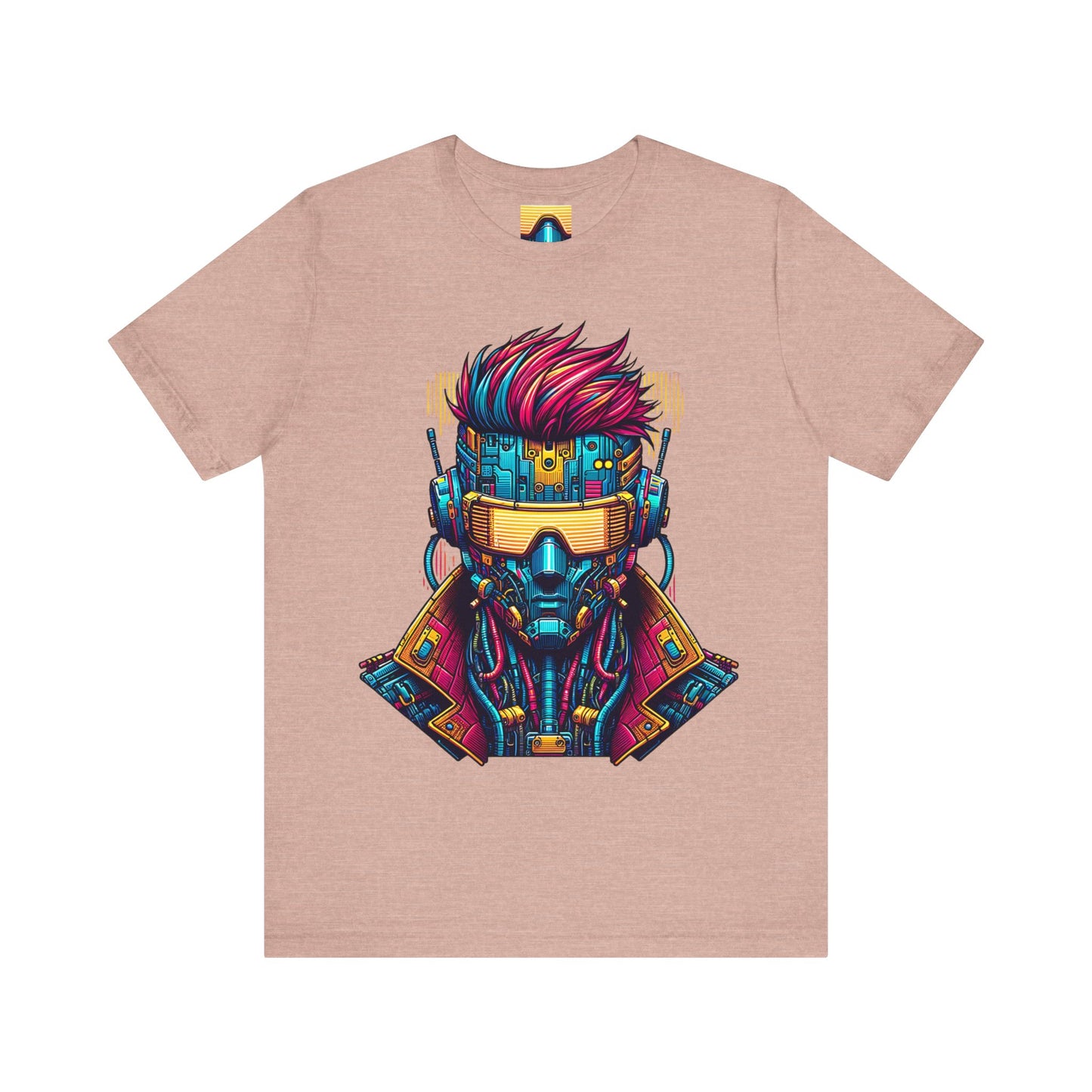 robotic printed t-shirt