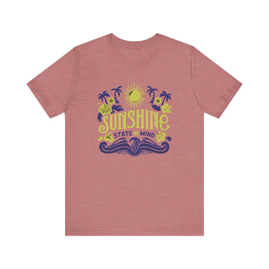 Sunshine State of Mind Jersey Short Sleeve Tee