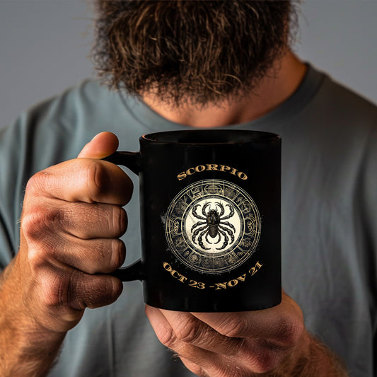 Scorpio Black Mug