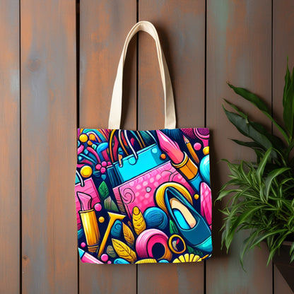 Lifestyle II Canvas Tote Bag